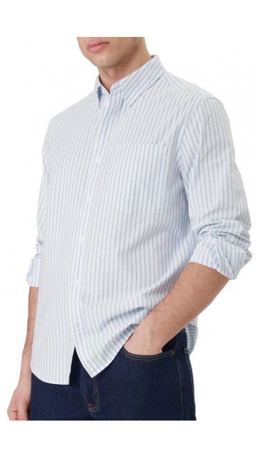 CALVIN KLEIN JEANS YD STRIPE OXFORD CLASSIC ΠΟΥΚΑΜΙΣΟ ΑΝΔΡΙΚΟ CIEL