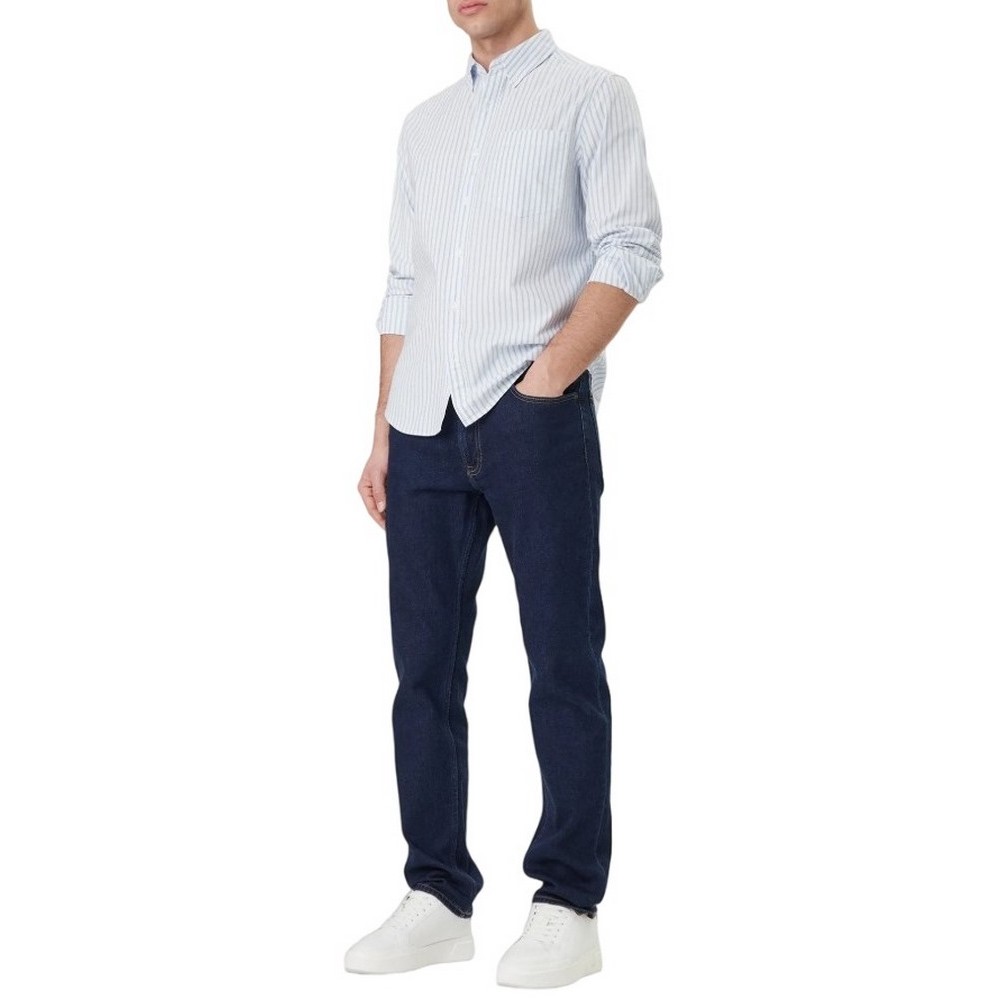 CALVIN KLEIN JEANS YD STRIPE OXFORD CLASSIC ΠΟΥΚΑΜΙΣΟ ΑΝΔΡΙΚΟ CIEL