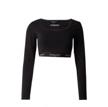 TOMMY JEANS CRP TAPE TOP ΤΟΠ ΜΠΛΟΥΖΑ ΓΥΝΑΙΚΕΙΑ BLACK
