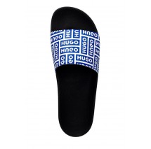 HUGO BOSS TIMEIN SLID BAOLG SANDALS ΠΑΝΤΟΦΛΕΣ ΑΝΔΡΙΚΕΣ BLUE/BLACK