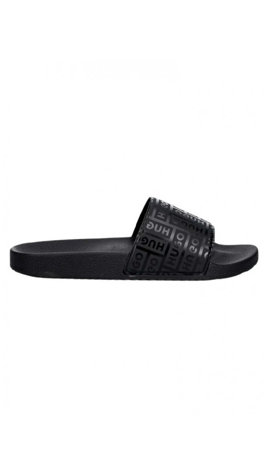 HUGO BOSS TIMEIN SLID BAOLG SANDALS ΠΑΝΤΟΦΛΕΣ ΑΝΔΡΙΚΕΣ BLACK