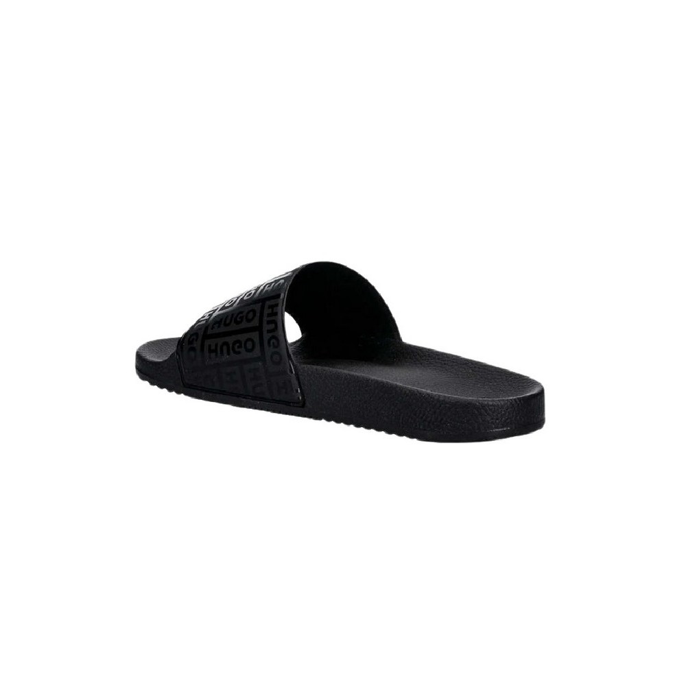 HUGO BOSS TIMEIN SLID BAOLG SANDALS ΠΑΝΤΟΦΛΕΣ ΑΝΔΡΙΚΕΣ BLACK
