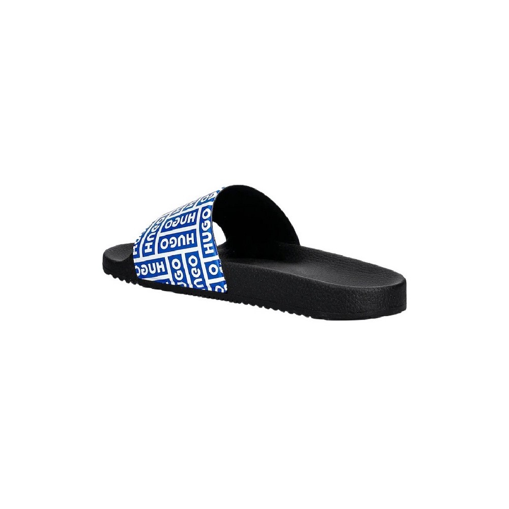 HUGO BOSS TIMEIN SLID BAOLG SANDALS ΠΑΝΤΟΦΛΕΣ ΑΝΔΡΙΚΕΣ BLUE/BLACK