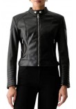 GUESS MARLENE CARIBOU PU MOTO JKT ΜΠΟΥΦΑΝ ΓΥΝΑΙΚΕΙΟ BLACK