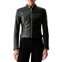 GUESS MARLENE CARIBOU PU MOTO JKT ΜΠΟΥΦΑΝ ΓΥΝΑΙΚΕΙΟ BLACK