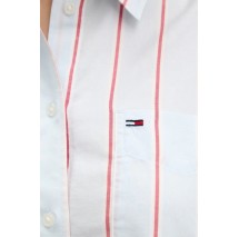 TOMMY JEANS OVS SHIRT DRESS ΠΟΥΚΑΜΙΣΟ ΓΥΝΑΙΚΕΙΟ CIEL