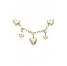 CROCS GOLD HEART CHAIN JIBBITZ CHARMS ΑΞΕΣΟΥΑΡ ΓΥΝΑΙΚΕΙΟ GOLD