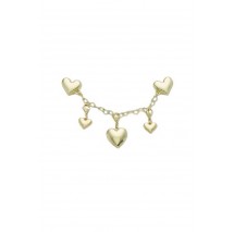 CROCS GOLD HEART CHAIN JIBBITZ CHARMS ΑΞΕΣΟΥΑΡ ΓΥΝΑΙΚΕΙΟ GOLD