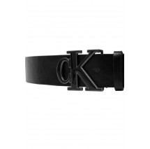 CALVIN KLEIN ENAMEL BUCKLE 40MM ΖΩΝΗ ΑΝΔΡΙΚΗ BLACK