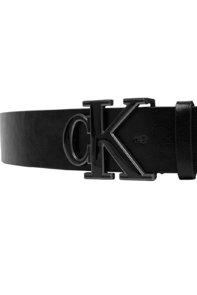 CALVIN KLEIN ENAMEL BUCKLE 40MM ΖΩΝΗ ΑΝΔΡΙΚΗ BLACK