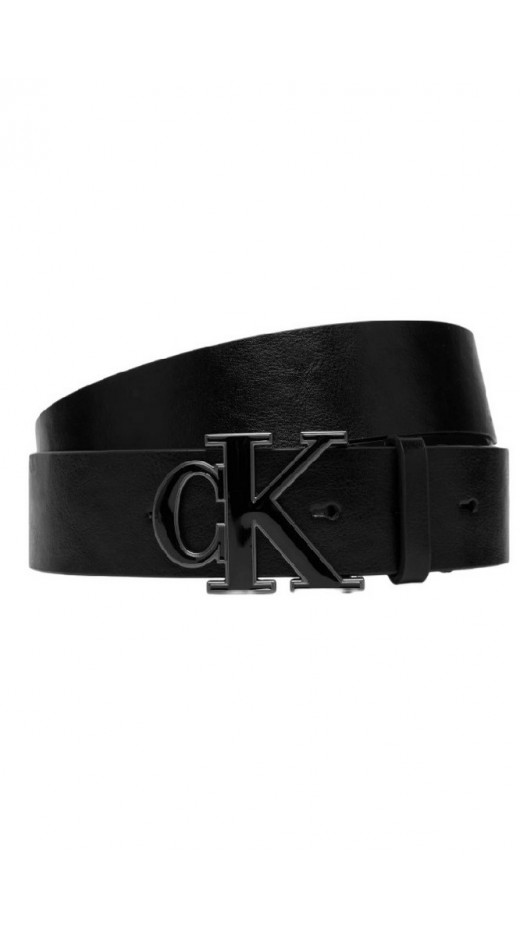 CALVIN KLEIN ENAMEL BUCKLE 40MM ΖΩΝΗ ΑΝΔΡΙΚΗ BLACK