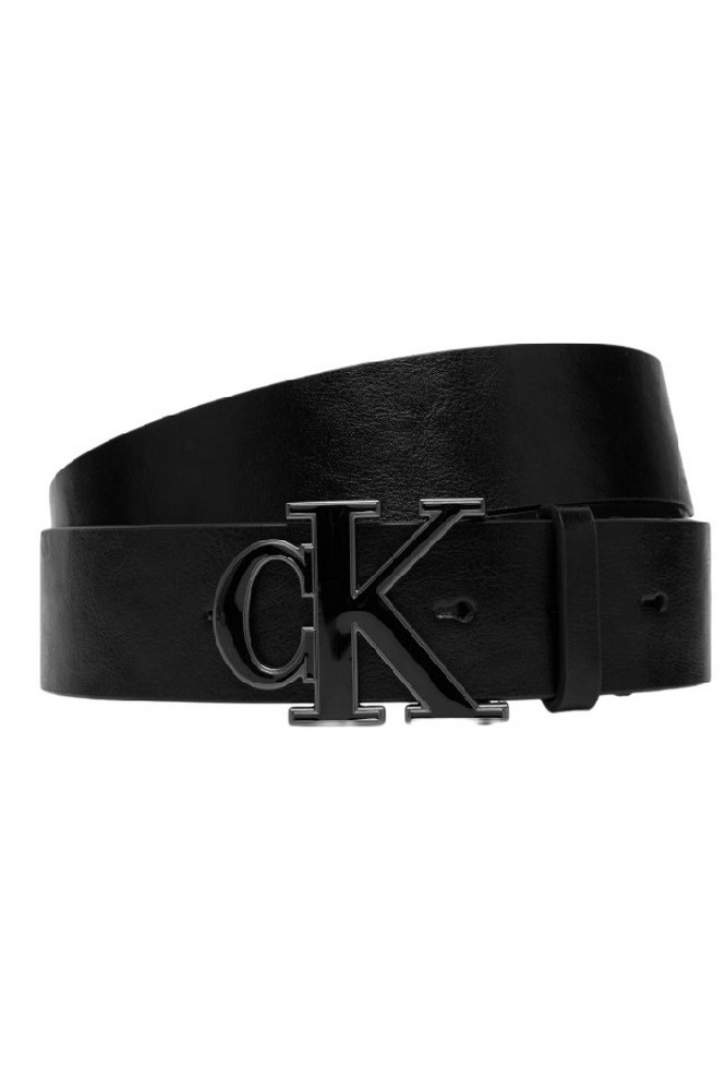 CALVIN KLEIN ENAMEL BUCKLE 40MM ΖΩΝΗ ΑΝΔΡΙΚΗ BLACK