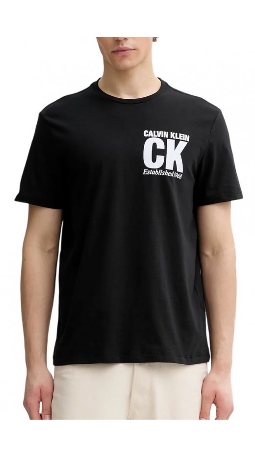 CALVIN KLEIN JEANS 30S WHSL SP CORNER GRAPHIC T-SHIRT ΜΠΛΟΥΖΑ ΑΝΔΡΙΚΗ BLACK