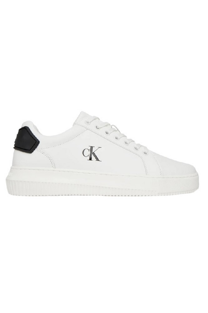 CALVIN KLEIN JEANS CHUNKY CUPSOLE RU PATCH LTH ΠΑΠΟΥΤΣΙ ΑΝΔΡΙΚΟ WHITE/BLACK