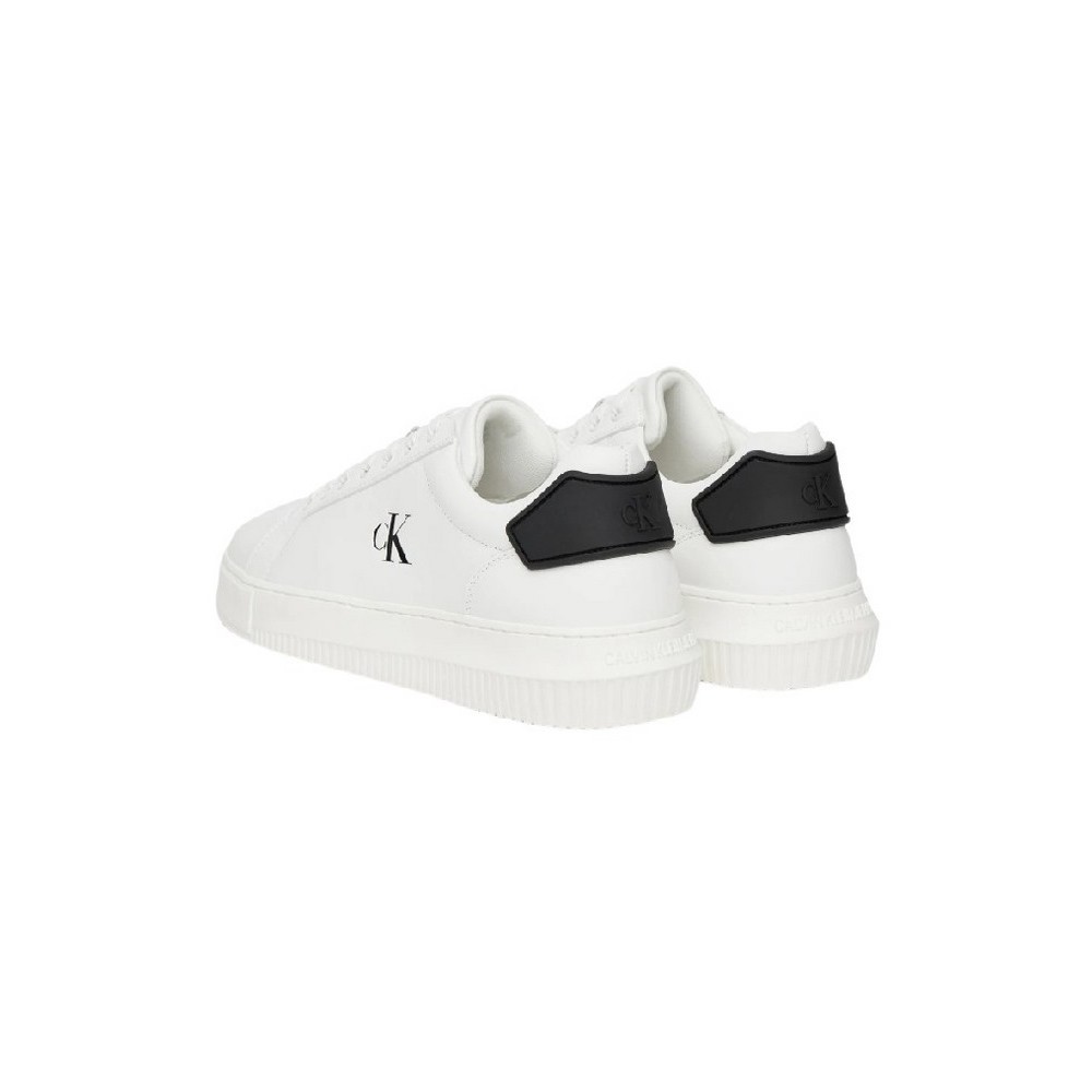 CALVIN KLEIN JEANS CHUNKY CUPSOLE RU PATCH LTH ΠΑΠΟΥΤΣΙ ΑΝΔΡΙΚΟ WHITE/BLACK