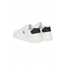 CALVIN KLEIN JEANS CHUNKY CUPSOLE RU PATCH LTH ΠΑΠΟΥΤΣΙ ΑΝΔΡΙΚΟ WHITE/BLACK