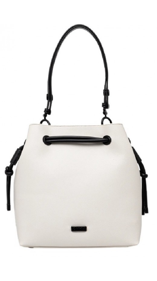 DKNY TEIGAN BUCKET HANDBAG R44JZI31 ΤΣΑΝΤΑ ΓΥΝΑΙΚΕΙΑ OFF WHITE
