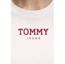 TOMMY JEANS REG ESSENTIAL LOGO 2 TEE T-SHIRT  ΜΠΛΟΥΖΑ ΓΥΝΑΙΚΕΙΑ ECRU