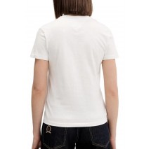 TOMMY JEANS REG ESSENTIAL LOGO 2 TEE T-SHIRT  ΜΠΛΟΥΖΑ ΓΥΝΑΙΚΕΙΑ ECRU