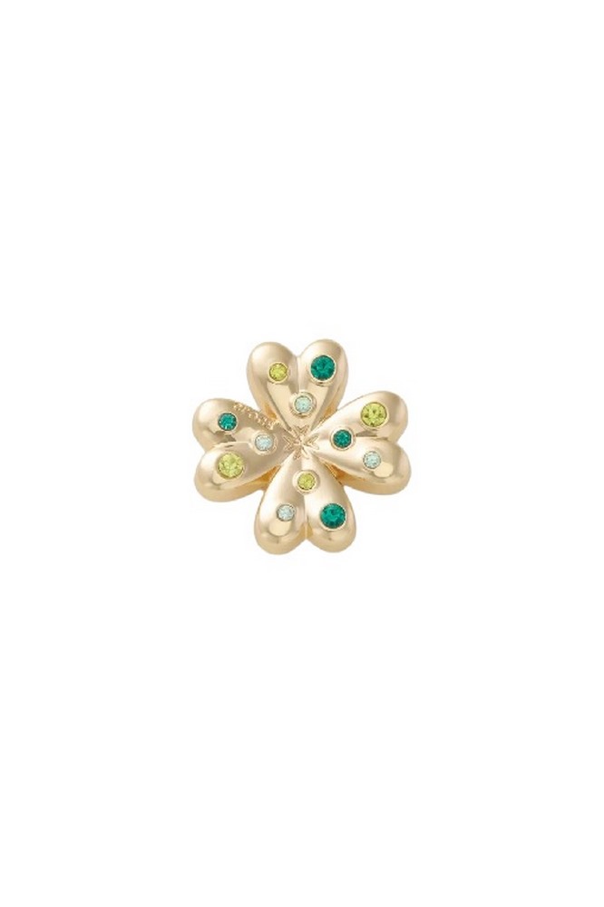 CROCS GOLD SMT GEM CLOVER JIBBITZ CHARMS ΑΞΕΣΟΥΑΡ ΓΥΝΑΙΚΕΙΟ GOLD