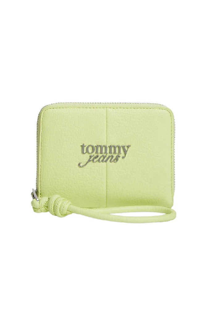 TOMMY JEANS BOLD MED ZA ΠΟΡΤΟΦΟΛΙ ΓΥΝΑΙΚΕΙΟ LIME