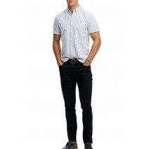 SUPERDRY D2 STUD PREPPY OXFORD SHIRT ΠΟΥΚΑΜΙΣΟ ΑΝΔΡΙΚΟ CIEL