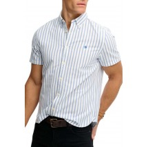 SUPERDRY D2 STUD PREPPY OXFORD SHIRT ΠΟΥΚΑΜΙΣΟ ΑΝΔΡΙΚΟ CIEL