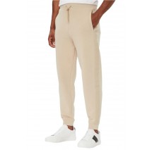 GUESS THOR CUFFED JOGGER ΦΟΡΜΑ ΠΑΝΤΕΛΟΝΙ ΑΝΔΡΙΚΟ BEIGE