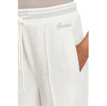 GUESS JOLE WIDE LEG PANT ΦΟΡΜΑ ΠΑΝΤΕΛΟΝΙ ΓΥΝΑΙΚΕΙΟ OFF WHITE