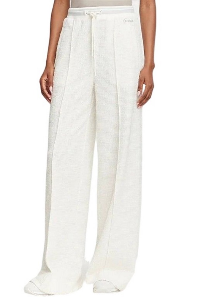 GUESS JOLE WIDE LEG PANT ΦΟΡΜΑ ΠΑΝΤΕΛΟΝΙ ΓΥΝΑΙΚΕΙΟ OFF WHITE