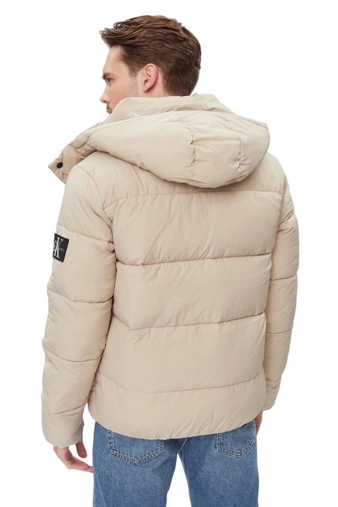 CALVIN KLEIN JEANS ESSENTIALS NON DOWN JACKET ΜΠΟΥΦΑΝ ΑΝΔΡΙΚΟ TAUPE