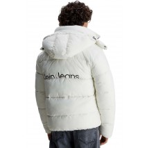 CALVIN KLEIN JEANS ESSENTIALS NON DOWN JACKET ΜΠΟΥΦΑΝ ΑΝΔΡΙΚΟ IVORY