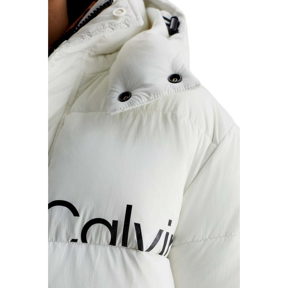 CALVIN KLEIN JEANS ESSENTIALS NON DOWN JACKET ΜΠΟΥΦΑΝ ΑΝΔΡΙΚΟ IVORY
