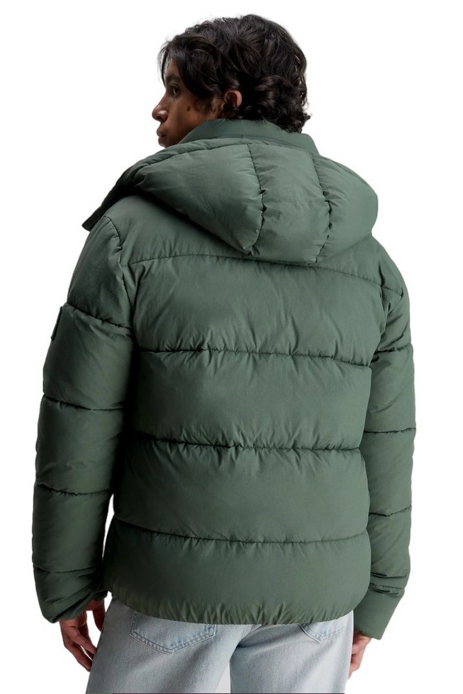 CALVIN KLEIN JEANS ESSENTIALS NON DOWN JACKET ΜΠΟΥΦΑΝ ΑΝΔΡΙΚΟ KHAKI