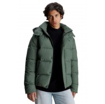 CALVIN KLEIN JEANS ESSENTIALS NON DOWN JACKET ΜΠΟΥΦΑΝ ΑΝΔΡΙΚΟ KHAKI