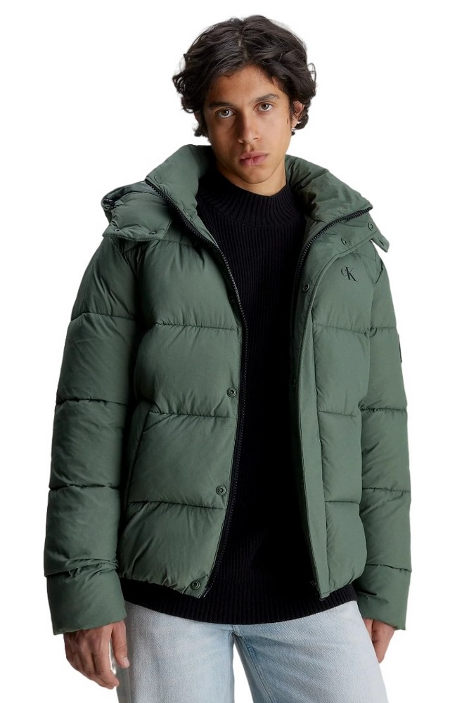CALVIN KLEIN JEANS ESSENTIALS NON DOWN JACKET ΜΠΟΥΦΑΝ ΑΝΔΡΙΚΟ KHAKI