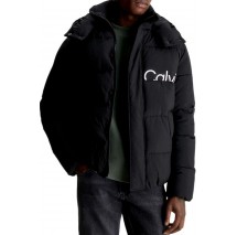 CALVIN KLEIN JEANS ESSENTIALS NON DOWN JACKET ΜΠΟΥΦΑΝ ΑΝΔΡΙΚΟ BLACK