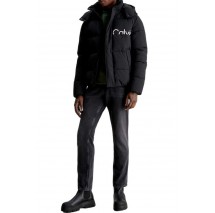 CALVIN KLEIN JEANS ESSENTIALS NON DOWN JACKET ΜΠΟΥΦΑΝ ΑΝΔΡΙΚΟ BLACK