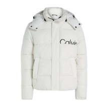 CALVIN KLEIN JEANS ESSENTIALS NON DOWN JACKET ΜΠΟΥΦΑΝ ΑΝΔΡΙΚΟ IVORY