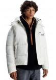 CALVIN KLEIN JEANS ESSENTIALS NON DOWN JACKET ΜΠΟΥΦΑΝ ΑΝΔΡΙΚΟ IVORY