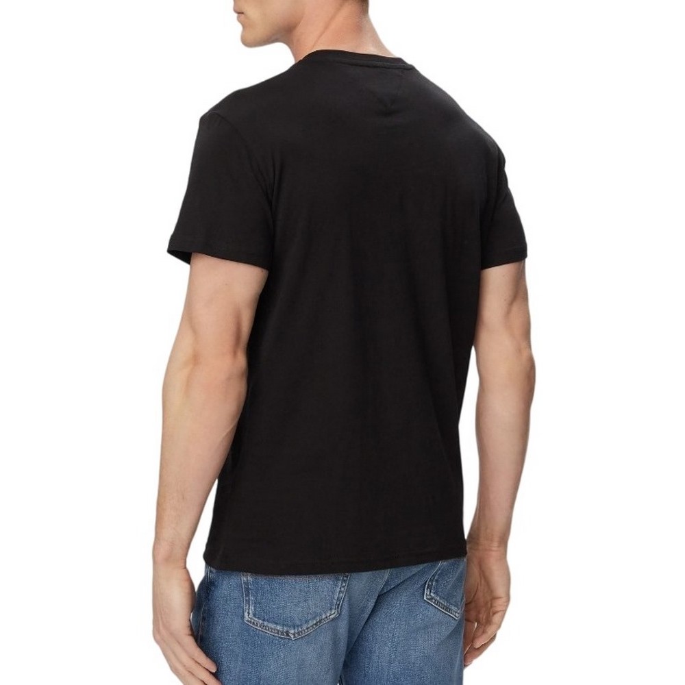TOMMY JEANS SLIM GRAPHIC T-SHIRT ΜΠΛΟΥΖΑ ΑΝΔΡΙΚΗ BLACK