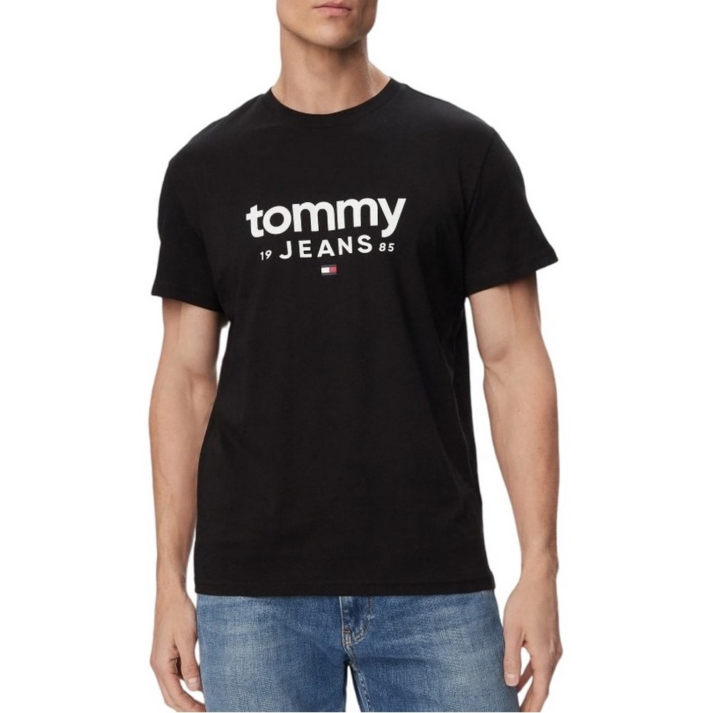 TOMMY JEANS SLIM GRAPHIC T-SHIRT ΜΠΛΟΥΖΑ ΑΝΔΡΙΚΗ BLACK