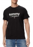 TOMMY JEANS SLIM GRAPHIC T-SHIRT ΜΠΛΟΥΖΑ ΑΝΔΡΙΚΗ BLACK