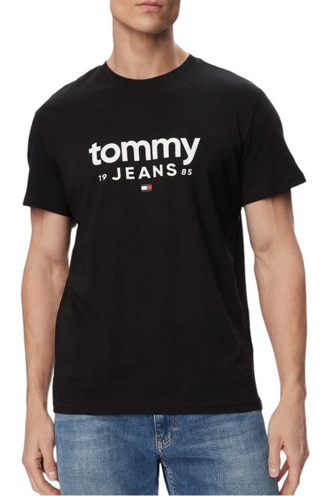 TOMMY JEANS SLIM GRAPHIC T-SHIRT ΜΠΛΟΥΖΑ ΑΝΔΡΙΚΗ BLACK