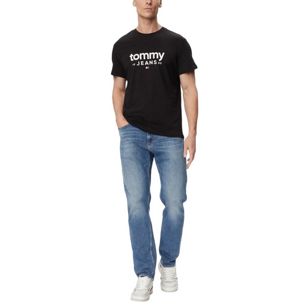 TOMMY JEANS SLIM GRAPHIC T-SHIRT ΜΠΛΟΥΖΑ ΑΝΔΡΙΚΗ BLACK