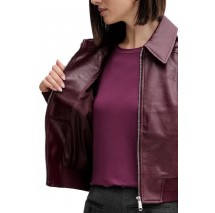 CALVIN KLEIN JEANS A-CRPPD CRNKL FX LTH ΜΠΟΥΦΑΝ ΓΥΝΑΙΚΕΙΟ BORDEAUX