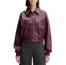 CALVIN KLEIN JEANS A-CRPPD CRNKL FX LTH ΜΠΟΥΦΑΝ ΓΥΝΑΙΚΕΙΟ BORDEAUX