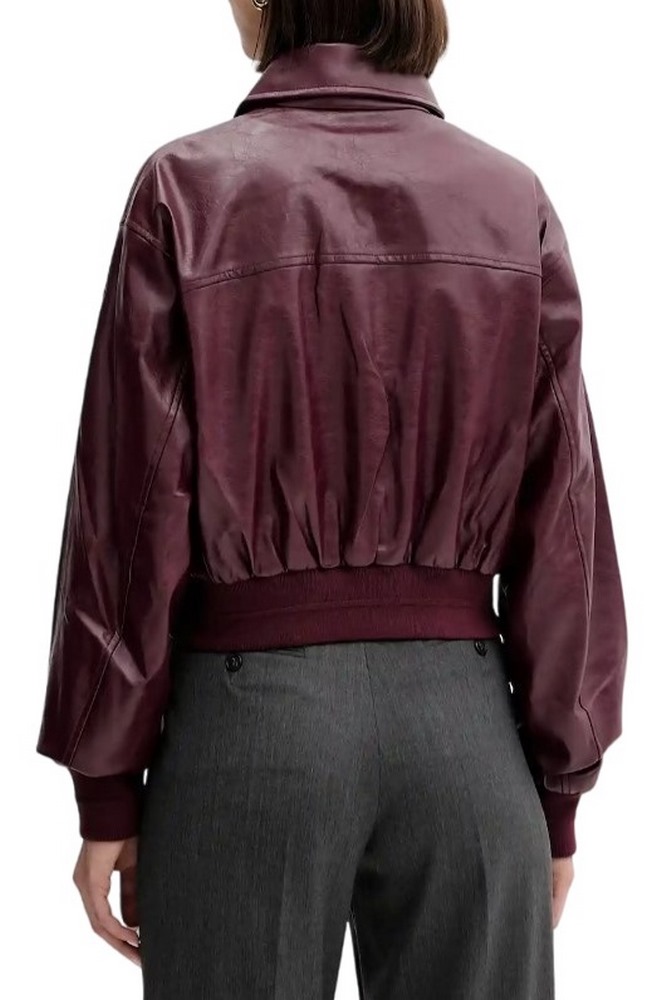 CALVIN KLEIN JEANS A-CRPPD CRNKL FX LTH ΜΠΟΥΦΑΝ ΓΥΝΑΙΚΕΙΟ BORDEAUX