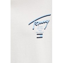 TOMMY JEANS REG SIGNATURE CITY TEE T-SHIRT ΜΠΛΟΥΖΑ ΑΝΔΡΙΚΗ OFF WHITE