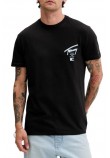 TOMMY JEANS REG SIGNATURE CITY TEE T-SHIRT ΜΠΛΟΥΖΑ ΑΝΔΡΙΚΗ BLACK